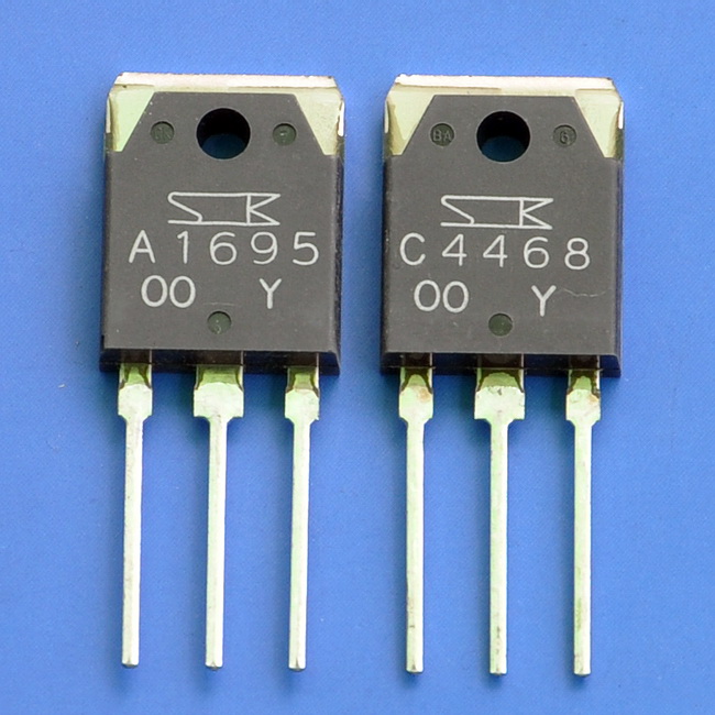 5 Pairs2SC4468 2SA1695 NPN PNP Transistors 140V 10A New  Original SANKEN