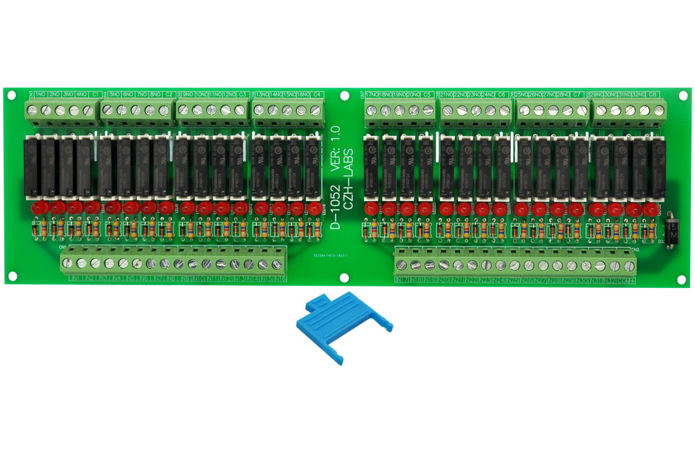 PA1a-12V ELECTRONICS-SALON Slim DIN Rail Mount DC12V Sink//NPN 8 SPST-NO 5A Power Relay Module