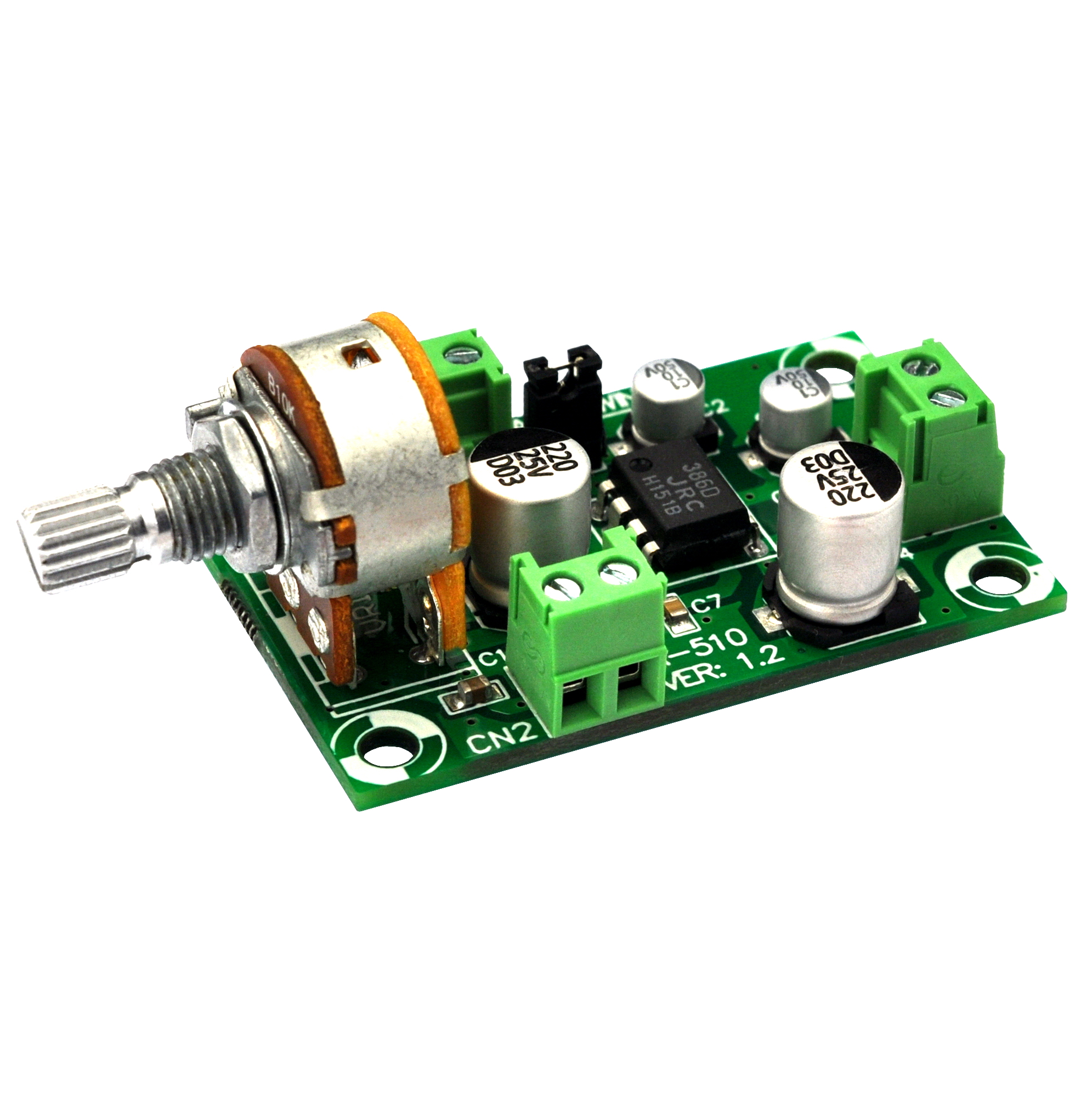 AUDIOWIND Battery Supply Audio Mono Amplifier Kit, NJM386D